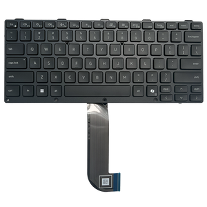 美式英文 RGB 背光键盘适用于 <span class=keywords><strong>DELL</strong></span> Pro Rugged 13 RA13250 /Pro Rugged 14 RB14250 079J43 AI 版键盘黑色框架 - Product Image 1