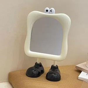 Miroir de maquillage à grands yeux mignons, miroir de bureau pour étudiants, miroir de beauté créatif pour la décoration de la maison et du bureau - Product Image 5