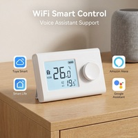 868MHz RF-Thermostat mit Stabilem Signal, WLAN-App und Sprachassistent-Steuerung, Flexibel für Hotel- und Wohnzimmer-Heizsysteme