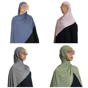 Custom Premium <strong>Veil</strong> Buttery-Soft Bamboo Jersey Hijab Eco-friendly Breathable High Elasticity Eco-Conscious Ramadan Eid Hijab - Product Image 2