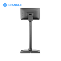 Monitor LCD IPS Scangle de 7 Pulgadas con Interfaz VGA, 4GB de Memoria DDR4, Soporte Ajustable, Precio de Fábrica para Máquinas POS de Supermercado