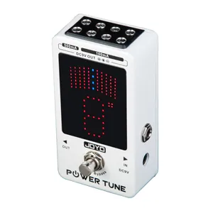 Joyo JF-18R Electric guitar power tune power supply and large LED tuner in one effect pedal board effector