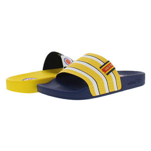 รองเท้า Adidas Adilette Mcdaa สำหรับผู้ชาย สี: เหลือง/กรมท่า ของแท้ 100% - Product Image 3