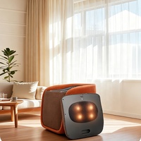 Vente en gros d'usine - Machine de massage de luxe 2 en 1 - Ottoman - Vibration - Shiatsu - Massage des pieds et des mollets avec chaleur