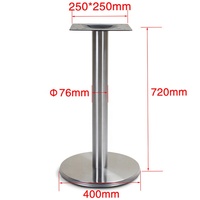 Bases de table Métal Rectangulaire Café Salle à manger Moderne De Luxe Bar Restaurant Meubles Jambes Chrome Or Bases en acier inoxydable