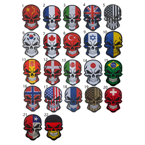 Sọ cờ thêu móc và vòng lặp tinh thần huy hiệu sọ cờ các bản vá lỗi - Product Image 2