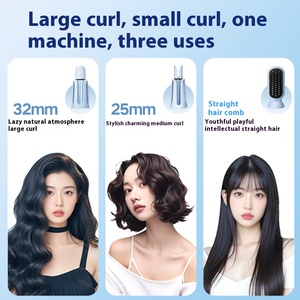 Máy tạo kiểu tóc thông minh LCD 3 trong 1 32mm/25mm Wands thẳng <span class=keywords><strong>Com</strong></span> dễ dàng tạo ra nhiều kiểu tóc với một công cụ - Product Image 2