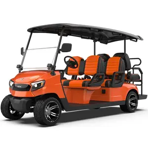 Newest Design Resort Hotel Park Golf Course Sightseeing Golf Car High Chassis Electric Golf Cart