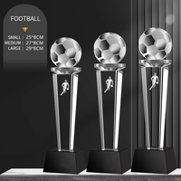 Trophées de tournois de football personnalisés Cérémonies de remise de prix Trophées d'événements sportifs Trophées en cristal personnalisables