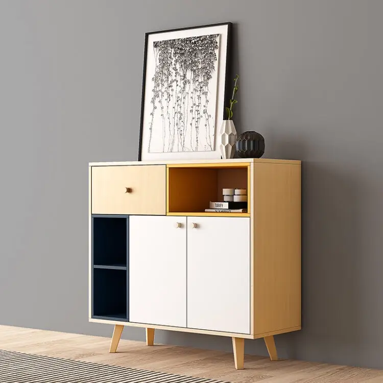 Gabinete de almacenamiento de madera para sala de estar de alta calidad, muebles de madera, aparador independiente