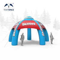 Tente gonflable à 5 pieds imperméable et coupe-vent avec logo personnalisé pour les sites de camping et les organisateurs d'événements - Affichages promotionnels de la marque