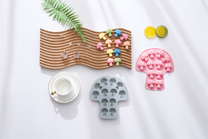 Simple Mushroom Chocolate Mold, Ice Cube Tray, Baking <b>Cake</b> Mold, Epoxy Resin Silicone Mold - Product Image 4