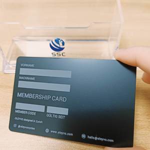 Carte de visite numérique NFC cachée invisible en métal <span class=keywords><strong>puce</strong></span> RFID or/noir/<span class=keywords><strong>argent</strong></span> PVC carte de contrôle <span class=keywords><strong>d</strong></span>'accès professionnel Tag216 - Product Image 3