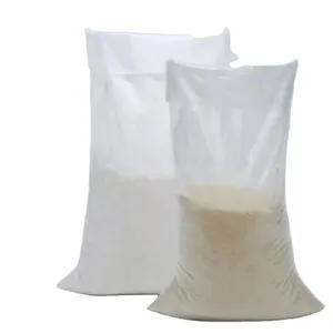 Sgglobal Poly Packaging Sack PP sacchetti tessuti 50kg riso farina di mais grano termosaldatura sacchetto di plastica polipropilene tessuto sacco per grano