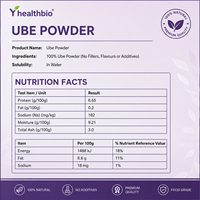 Poudre d'Igname Violette UBE 100% Naturelle de Haute Qualité 30g, Marque Privée OEM, Vente en Gros