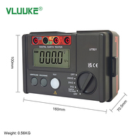 VLUUKE UT521 Digital Earth Resistance Tester High Accuracy Aluminum Alloy Construction IP67 Protection 220V Electronic Power
