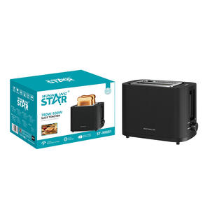 WINNING STAR <span class=keywords><strong>ST</strong></span>-90601 930W Grille-pain à 2 tranches à fente longue en acier inoxydable pour usage domestique Décongélation Griller les pains surgelés - Product Image 1