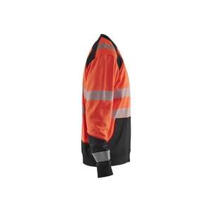 Blaklader-3541252855994XL สเวตเชิ้ต Hi-Vis สีแดง/ดำ-7330509621158ชุดทำงาน HI-VIS - Product Image 4
