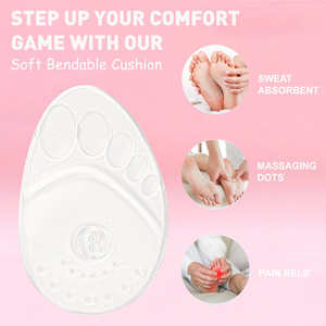 Đệm ngón chân giữa, đệm gót chân, miếng lót giảm đau chân, miếng lót chống trơn trượt, miếng lót cho giày rộng, giảm phồng rộp - Product Image 3