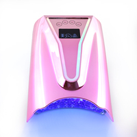2024 nouveauté 128W sans fil Pro Cure LED lampe à ongles avec lumière d'ambiance arc-en-ciel pour salon de manucure professionnel