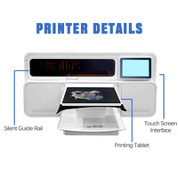 Impresora DTG de Pantalla Táctil de Una Sola Estación, Máquina de Escritorio Epson I3200 Directa a Prenda para Impresión Personalizada de Camisetas