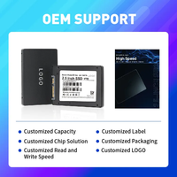 Unidad de Disco Duro SSD SATA3.0 de 2.5 Pulgadas con Logotipo Personalizado, Unidades de Estado Sólido de 128 GB de Capacidad para PC y Portátil, Interfaz USB