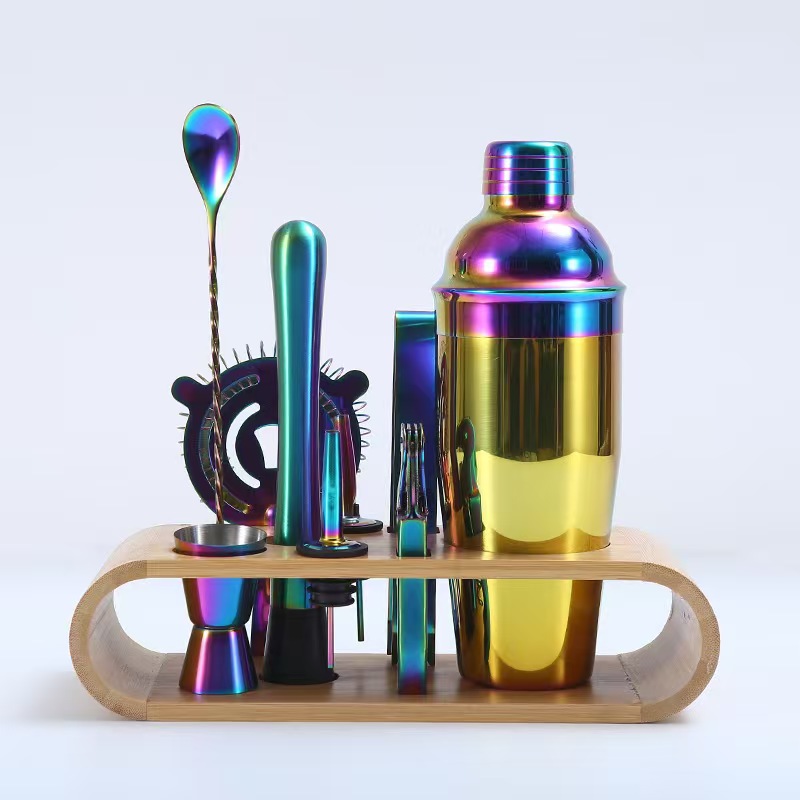 Antique Design Stainless Steel Bar Tools Set High Quality Cocktail Shakers by Designer
