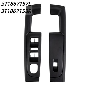 3T1867157 3T1867158 Maniglia Porta Sinistra e Destra Nera con Telaio Bracciolo per <span class=keywords><strong>Skoda</strong></span> <span class=keywords><strong>Superb</strong></span> II B6 3T 2008-2015 Ricambi Auto - Product Image 1