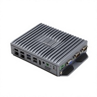 Computadora Industrial Sin Ventilador con Intel Atom J1900 Quad Core 2.0G, DDR3, Mini PCIe, M.2, SATA, 2 GbE LAN, Windows 10 y Linux