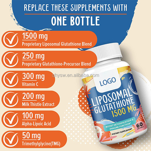 OEM Hot Sale Liposomal <strong>L</strong>-<strong>Glutathione</strong> <strong>Softgel</strong> <strong>Capsules</strong> Skin Brightening Beauty Supplements Customizable - Product Image 3