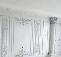 Colonnes et piliers en polyuréthane BT80202-1, modèle 3D, design français moderne, légers, blancs, durables, écologiques, application hôtelière