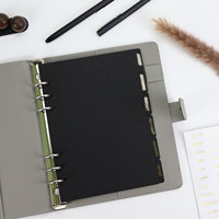 Page de diviseur mensuel A5 avec estampage en or de décembre pour classeur, boîte PP, produits de classement en stock