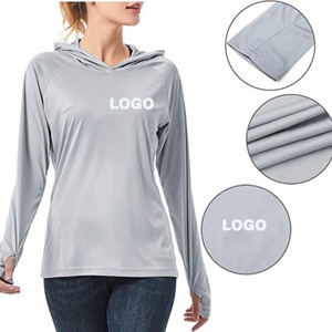 Camisas de Pesca Sublimadas Personalizadas para Mujer, Camisa de Pesca con Capucha para Mujer, Protección Solar - Product Image 1