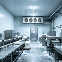 Unité de condensation de réfrigération pour entrepôt frigorifique commercial, refroidissement par air automatique, compresseur Emerson, R22 R404A, évaporateur à glace