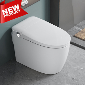 WC Intelligente con Spruzzatore d'Acqua e Asciugatore, Funzionamento con Sensore a Pedale, Sedile Riscaldato e Display LED <span class=keywords><strong>per</strong></span> <span class=keywords><strong>Bagno</strong></span> - Product Image 1