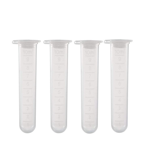 Tubo de Centrífuga Desechable de Plástico con Fondo Redondo y Tapa a Presión de 10 ml - Product Image 3