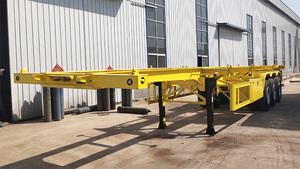 รถพ่วงบรรทุกตู้คอนเทนเนอร์20FT รถกึ่งพ่วง3เพลา40ฟุตจากมาเลเซีย - Product Image 4