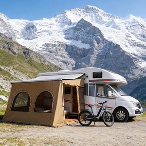 <span class=keywords><strong>Toldo</strong></span> Lateral Motorizado para Autocaravanas de Grado Profesional con Sensores de Viento y Sol para Retracción Automática en Tormentas - Product Image 3