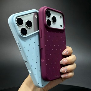 เคสโทรศัพท์มือถือซิลิโคนลายจุดแฟชั่น สัมผัสนุ่ม สำหรับ iPhone 18 17 16 15 pro max ปุ่ม AI ป้องกันแรงกระแทก ป้องกันด้านหลัง - Product Image 4