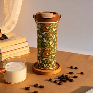 <span class=keywords><strong>Mug</strong></span> de voyage en acier inoxydable avec logo <span class=keywords><strong>personnalisé</strong></span> JSAMRT, sans BPA, 650 ml, isolation sous vide, doublure intérieure en céramique - Product Image 1