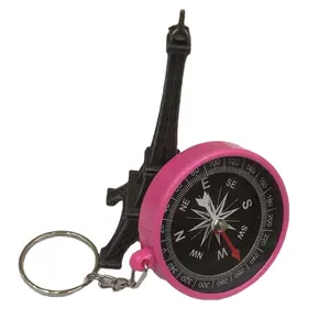 Gifts Promotional Outdoor 2 in 1 Set Pocket Survival Keychain Mini Compass