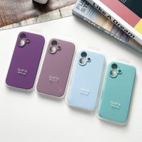Funda de Silicona Líquida para iPhone 17 Pro Max, Color Sólido Premium, Protección Anticaídas para iPhone 14