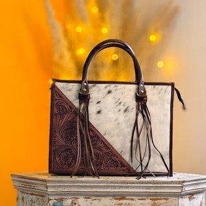 Nuevo Bolso Tote de Cuero Hecho a Mano de Alta Calidad, a la Moda, de Gran Capacidad, con Pelo de Vaca, Colección de Lujo para Mujer - Product Image 5