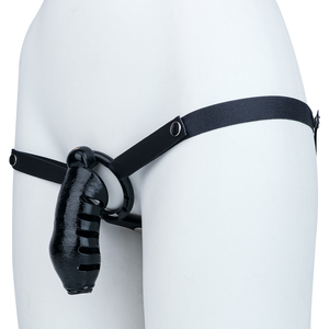 ANOSX <strong>Phimosis</strong> Shape Chastity Cage ABS Resin Penis Lock Hollow Penis Sheath Chastity Cage BDSM Chastity Device for Men - Product Image 1