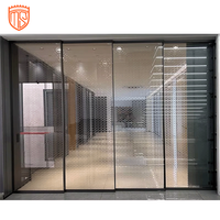 Pintu Geser Kedap Suara Berkualitas Tinggi dengan Kaca Ganda Tempered Desain Minimalis Modern untuk Ruang Tamu Hotel Mal