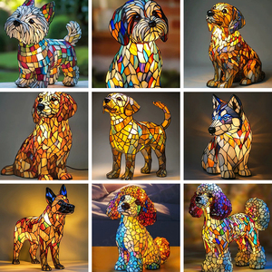 Đèn ngủ mini LED hình thú dễ thương, chủ đề thú cưng, trang trí nhà cửa, bán buôn không cần kho hàng, chất liệu nhựa resin - Product Image 5