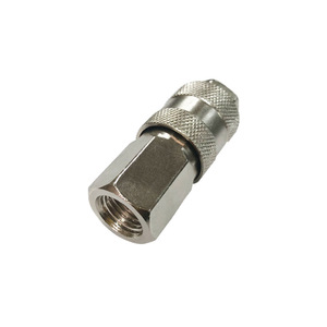 European-Style Nickel-Plated Iron External Thread Quick Couplings 1/4PT <b>Pneumatic</b> Parts Supply - Product Image 3