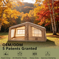 Expédition rapide, tente familiale gonflable résistante au vent et à l'eau, durable, quatre saisons, pour le camping en plein air