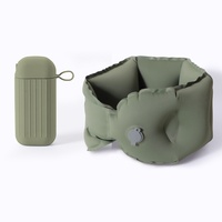 Nouvel Oreiller de Voyage Gonflable Léger en Forme de U, Pliable et Portable pour Avion, Train à Grande Vitesse, Maison, Extérieur, Voyage - Usage Adulte