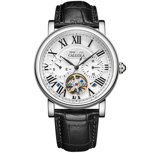 Reloj Mecánico Automático <span class=keywords><strong>de</strong></span> Lujo para Hombre Caluola |   Cristal <span class=keywords><strong>de</strong></span> Zafiro |   Caja <span class=keywords><strong>de</strong></span> Acero Inoxidable |   5ATM |   Puntero |   Correa <span class=keywords><strong>de</strong></span> Cuero <span class=keywords><strong>de</strong></span> <span class=keywords><strong>Vaca</strong></span> | - Product Image 2